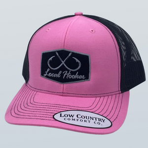 Local Hooker Patch Pink/Black Hat