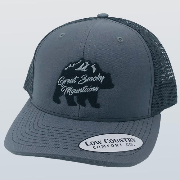 Great Smoky Bear Charcoal/Black Hat