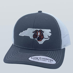 North Carolina Goat Charcoal/White Hat