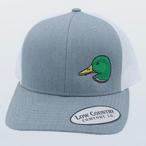 Ruffling Feathers Mallard Side Panel Heather/White Hat