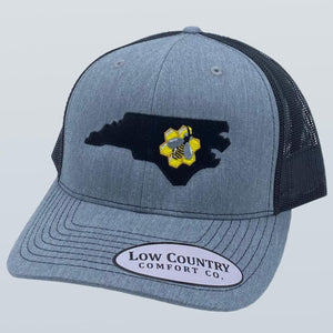North Carolina Honey Bee Heather/Black Hat