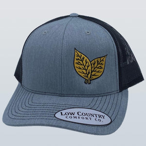 Tobacco Leaves Left Panel Heather/Black Hat