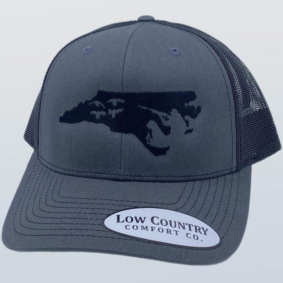 North Carolina Duck Charcoal/Black Hat