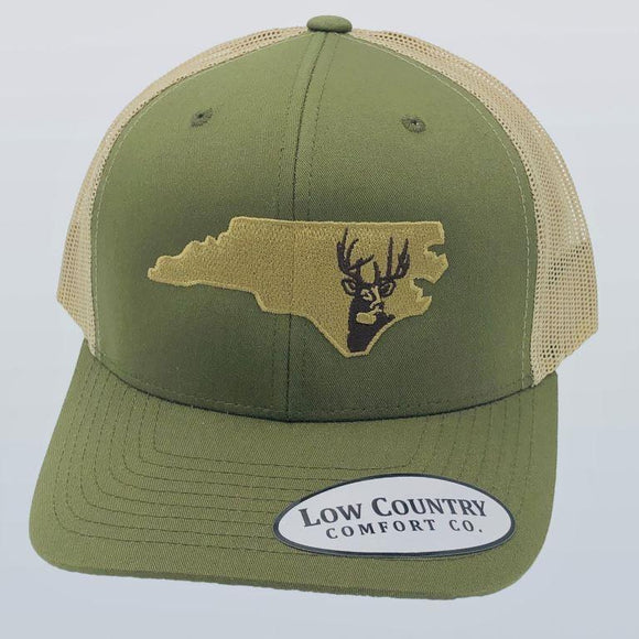 North Carolina Deer Moss/Khaki Hat