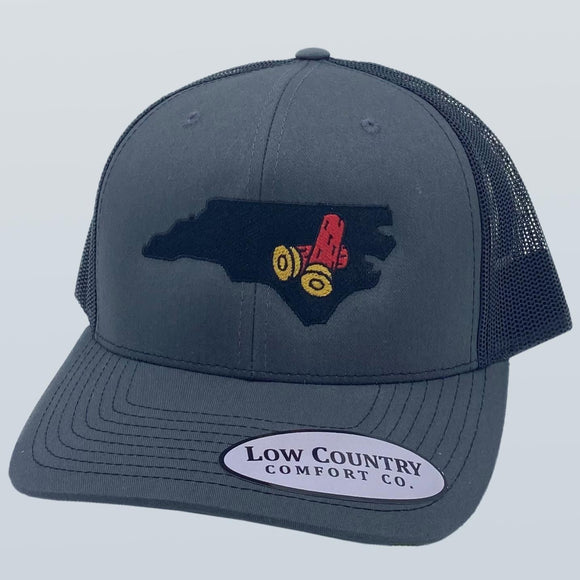 North Carolina Shotgun Shells Charcoal/Black Hat