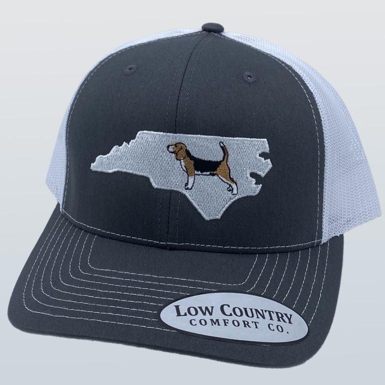 North Carolina Beagle Charcoal/White Hat – Riverbed Threads