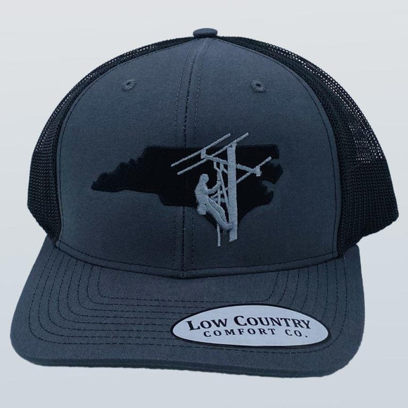 North Carolina Lineman Charcoal/Black Hat
