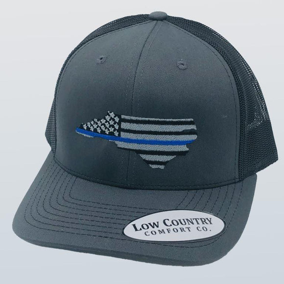 North Carolina Blue Line Charcoal/Black Hat