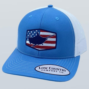 Freedom Series Marlin Columbia Blue/White Hat