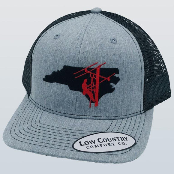 North Carolina Lineman Heather/Black Hat