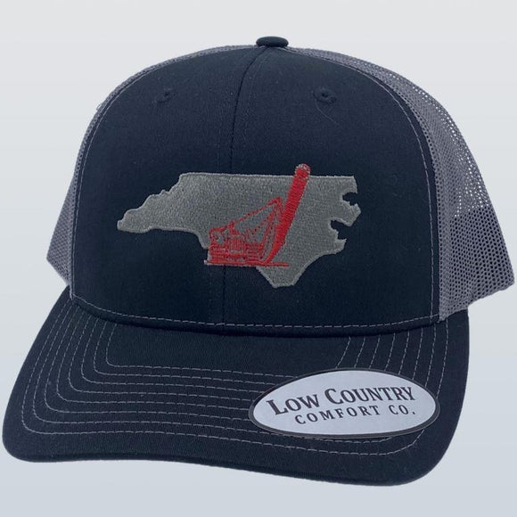 North Carolina Pipeline Black/Charcoal Hat