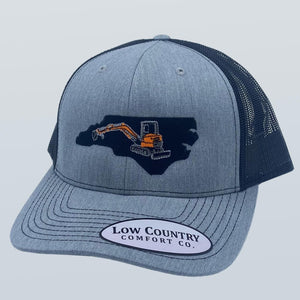 North Carolina Excavator Orange Heather/Black Hat