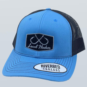 Local Hooker Patch Columbia Blue/Black Hat