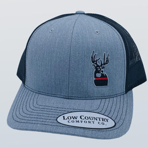 Deer Red Line Heather/Black Hat