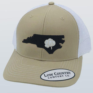 North Carolina Cotton Khaki/White Hat