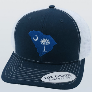 South Carolina Flag Navy/White Hat