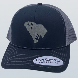 South Carolina Duck Black/Charcoal Hat