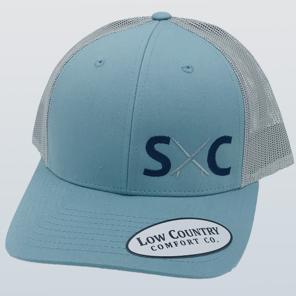 South Carolina Surfboard Smoke Blue/Aluminum Hat