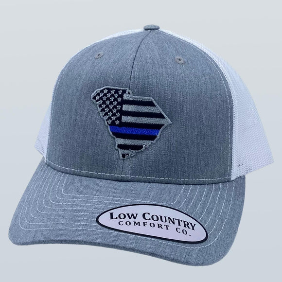 South Carolina Blue Line Heather/White Hat
