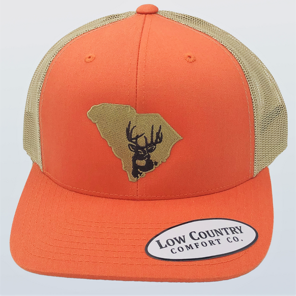 South Carolina Deer Orange/Khaki Hat