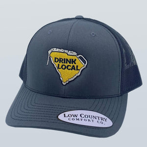 South Carolina Drink Local Charcoal/Black Hat