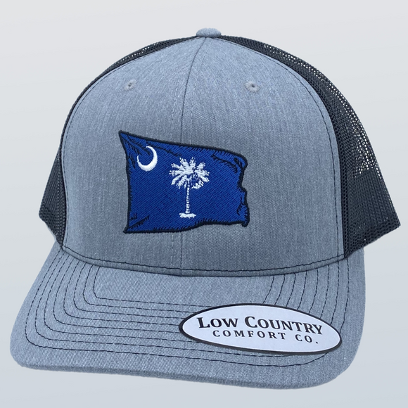 South Carolina Wavy Flag Heather/Black Hat