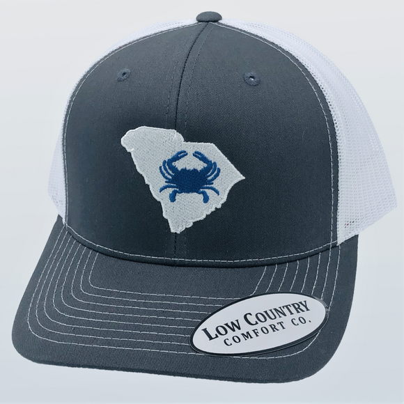 South Carolina Crab Charcoal/White Hat