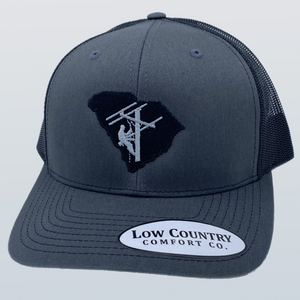 South Carolina Lineman Greyscale Charcoal/Black Hat