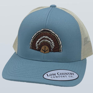 Shot Caller Turkey Fan Smoke Blue/Beige Hat