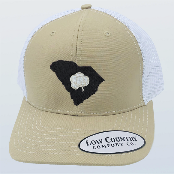 South Carolina Cotton Khaki/White Hat