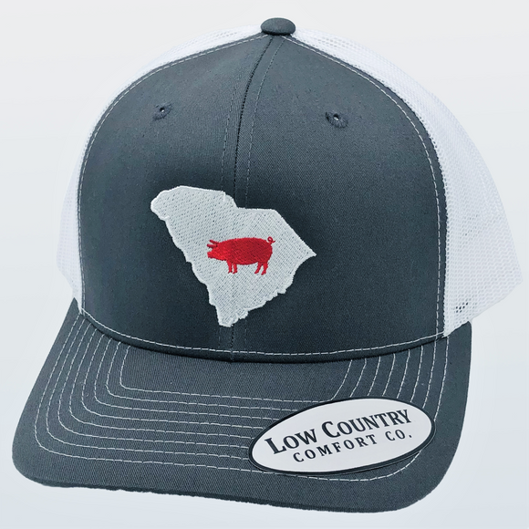 South Carolina Pig Charcoal/White Hat
