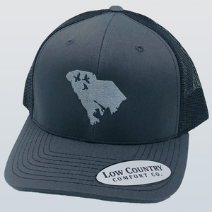 South Carolina Duck Charcoal/Black Hat