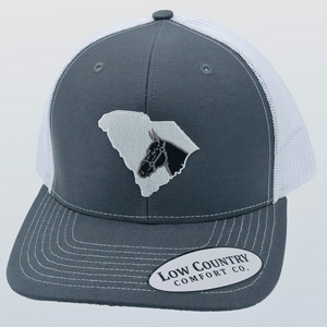 South Carolina Horse Charcoal/White Hat