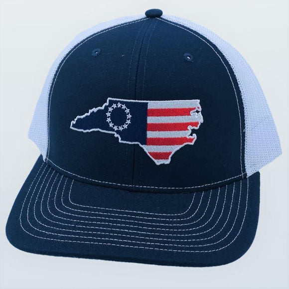 North Carolina Betsy Ross Navy/White Hat