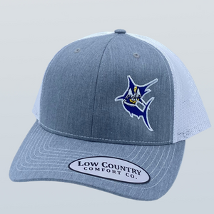 Louisiana Flag Marlin Heather/White Hat