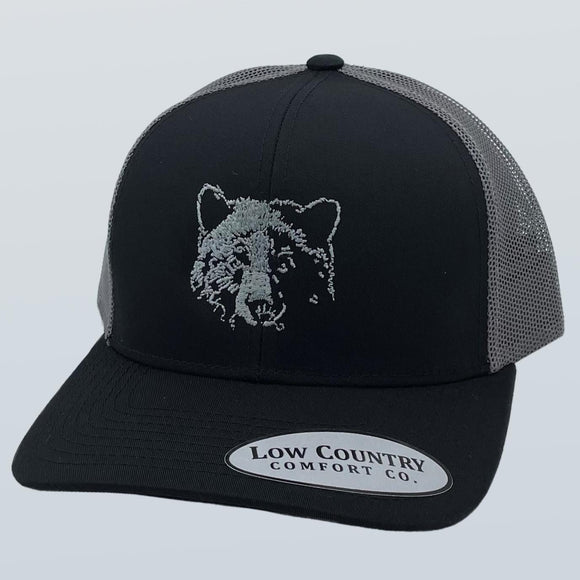 Bear Face Black/Charcoal Hat