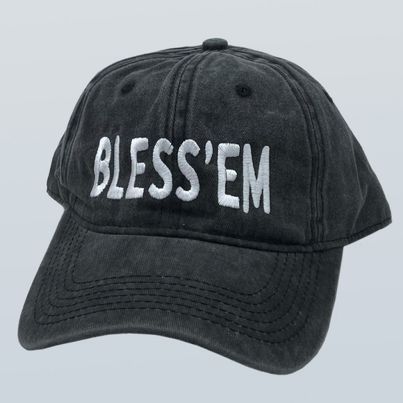 Bless 'Em Unstructured Hat Black