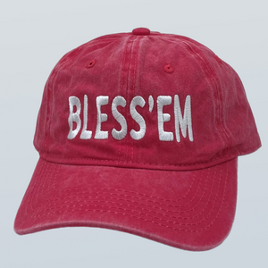 Bless 'Em Unstructured Hat Red