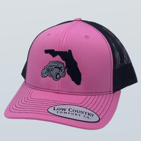 Florida Jeep Pink/Black Hat