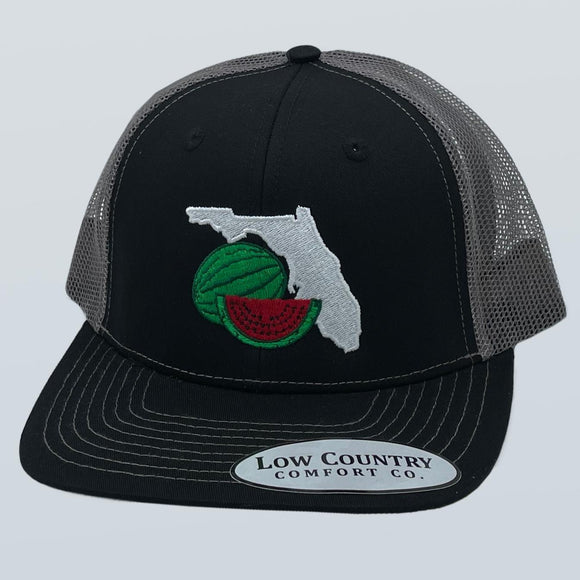 Florida Watermelon Black/Charcoal Hat