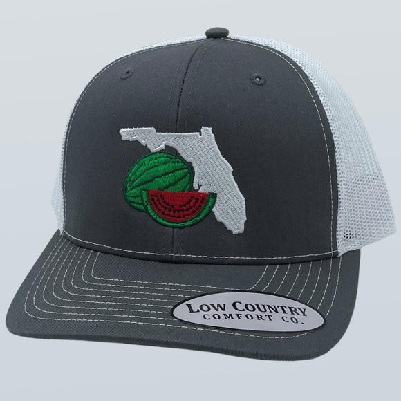 Florida Watermelon Charcoal/White Hat