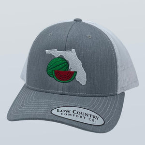 Florida Watermelon Heather/White Hat