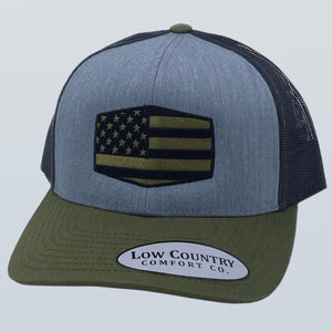 Freedom Series Flag Heather/Olive/Black Hat