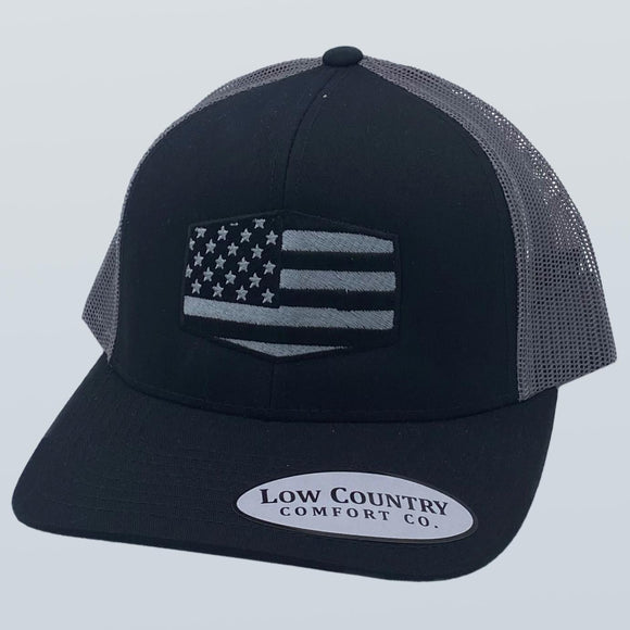Freedom Series Flag Mono Black/Charcoal Hat