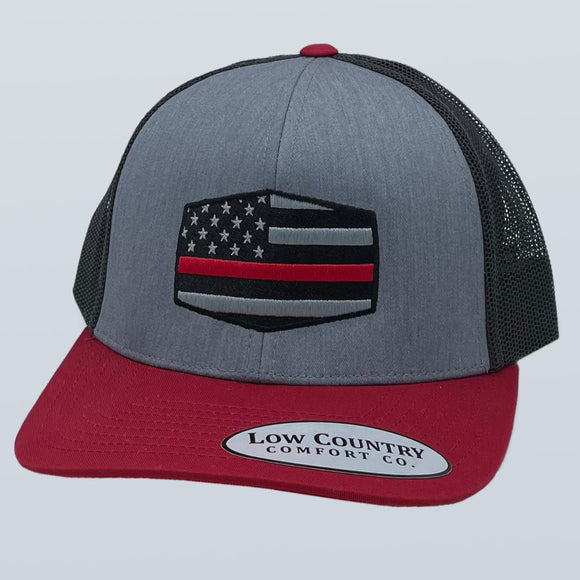 Freedom Series Red Line Heather/Red/Charcoal Hat