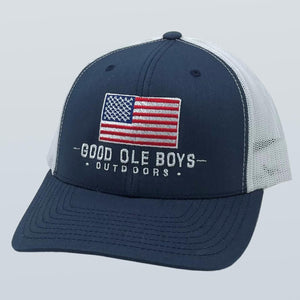 GOB American Flag Navy/White Hat