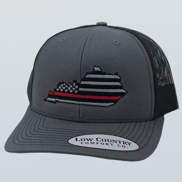 Kentucky Red Line Charcoal/Black Hat