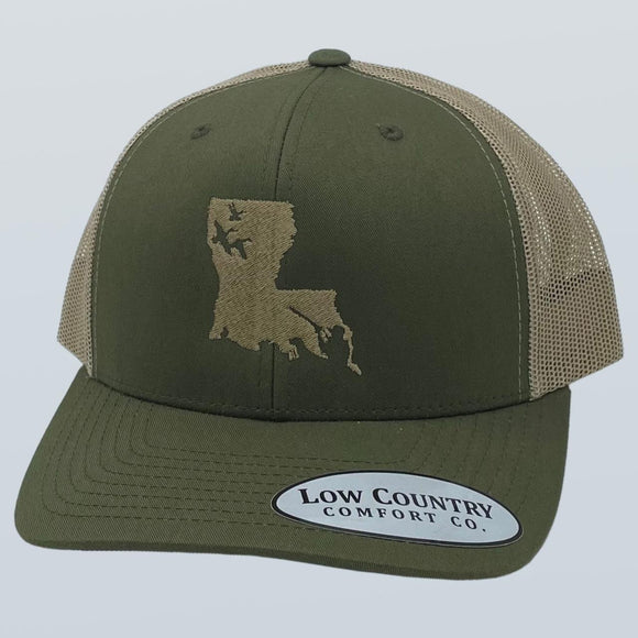 Louisiana Duck Moss/Khaki Hat
