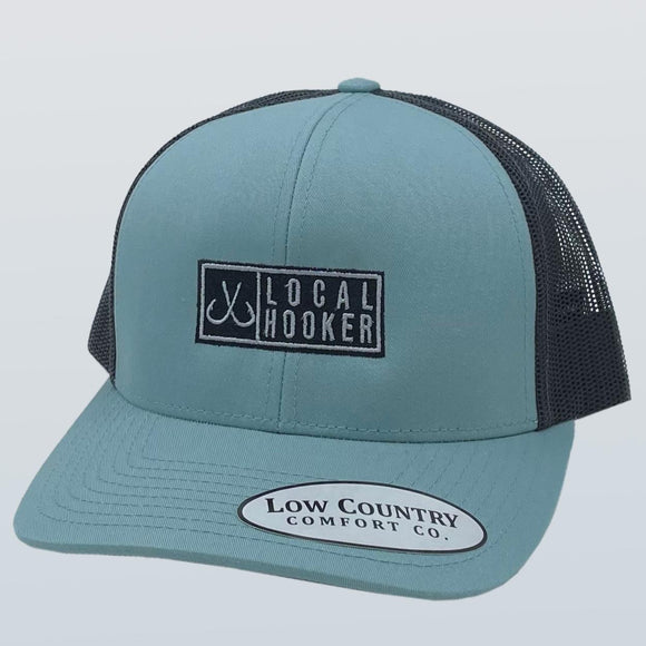 Local Hooker Stacked Patch Smoke Blue/Charcoal