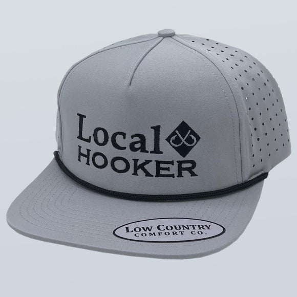 Local Hooker Text Grey 5PERF